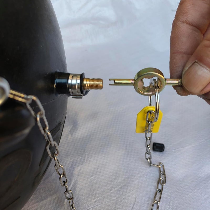 ROLING Inflatable Pipe Plug Balloon Plug,Pipe Pressure Test Plug,Plumbing Test Ball,Sewer Test Plug. (3 inch) - Image 5